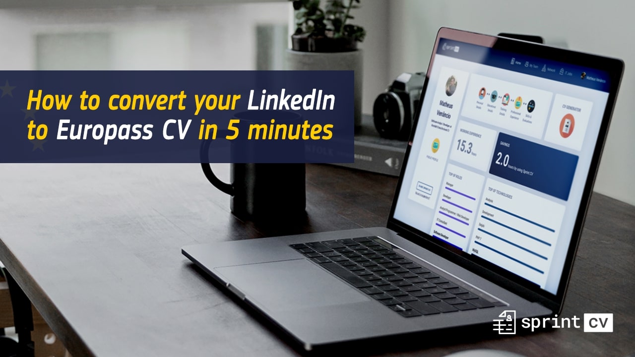 How to convert your Linkedin profile into a word Europass CV in 5 ...
